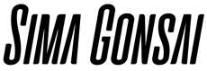 sima gonsai web logo black